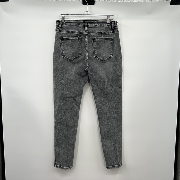 Kancan Jeans Womens 13/30 Nicole High Rise Super Skinny Gray Wash Denim Acid‎ - Picture 7 of 11